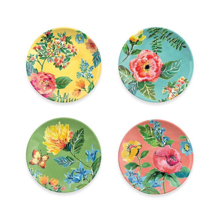 Floral 2025 melamine plates